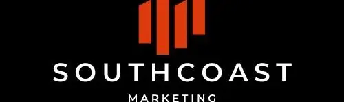south coast marketting logo black and red 